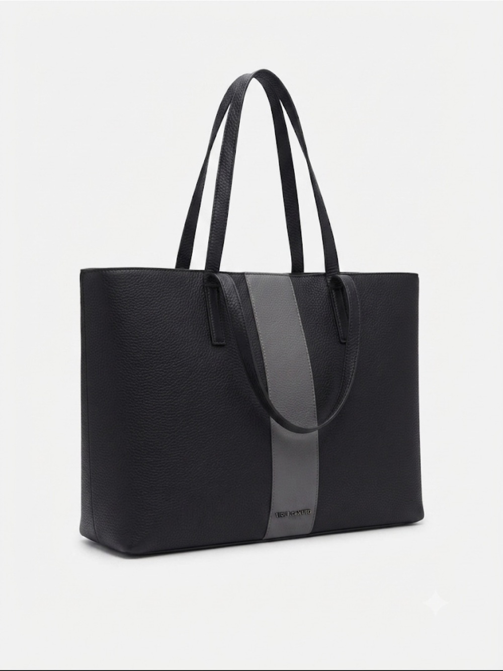 Vince Camuto Black Textured Tote